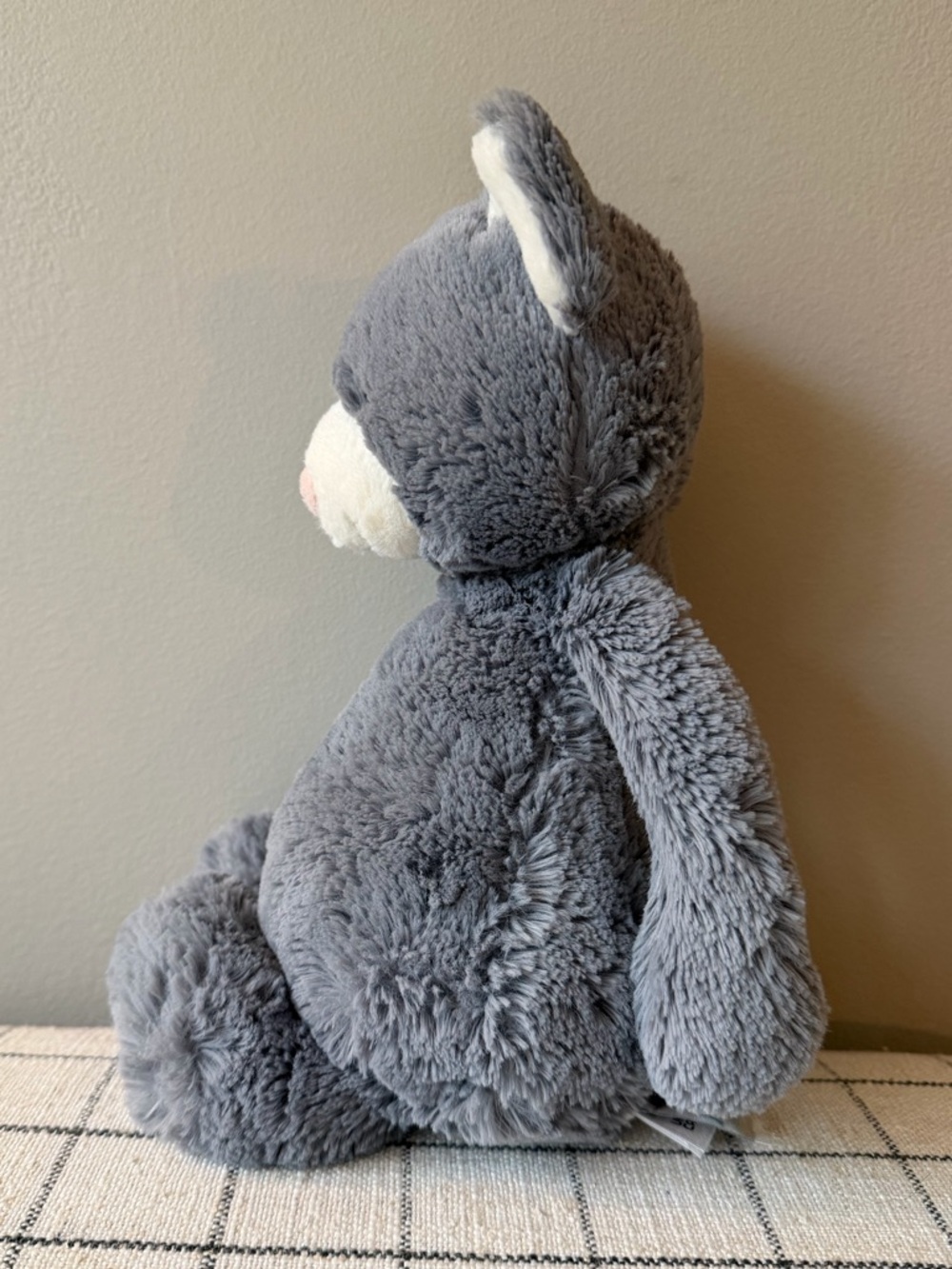 NWT Jellycat Bashful Kitten Gray Soft Fluffy Collectible - Picture 3 of 13
